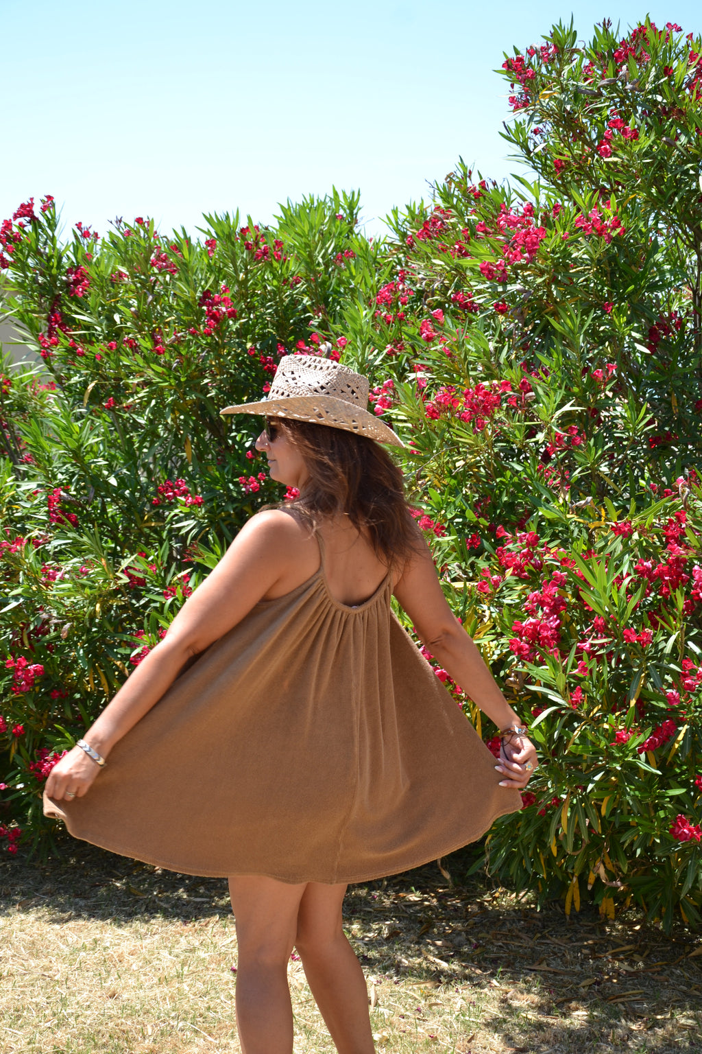 Desert Dress - Beige Camel