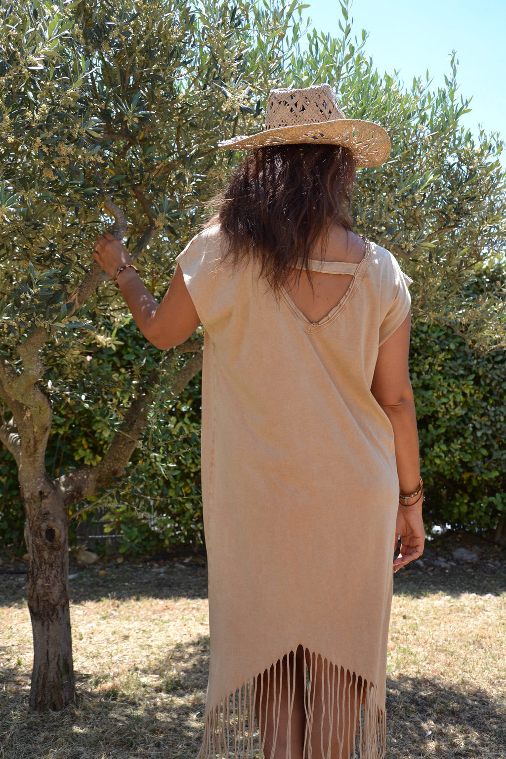 Sable Dress -Robe à franges · Modèle unique